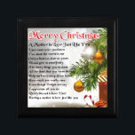 Mother in Law Poem - Christmas design Gift Box<br><div class="desc">A great gift for a mother in law at christmas</div>