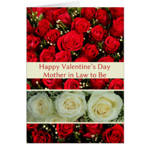 Mother in Law to Be Happy Valentine's Day Roses