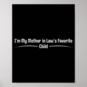 Mother in law's favourite child, funny son in lawM Poster