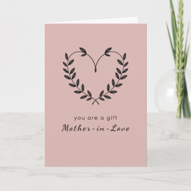 Mother-In-Love Mother's Day Card (Front)