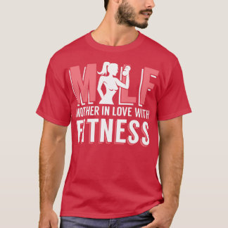 Mother in love with Fitness gymnastics gift T-Shirt