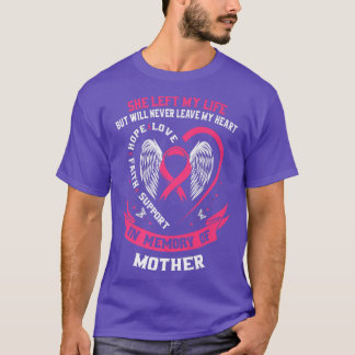 Mother In Memory of my Mom Breast Cancer Awareness T-Shirt