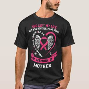 Mother In Memory of my Mom Breast Cancer T-Shirt
