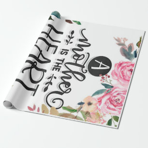 Mother is heart of a home Gift, Mum Birthday Gift Wrapping Paper