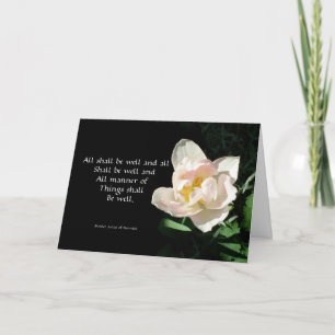 Mother Julian Quote Encouragement Card