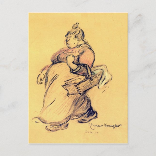 Mother Kranzler - Vintage Postcard (Front)