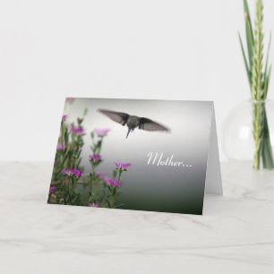 Mother...Like A Hummingbird Card