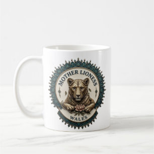 Mother Lioness. Wales Coffee Mug