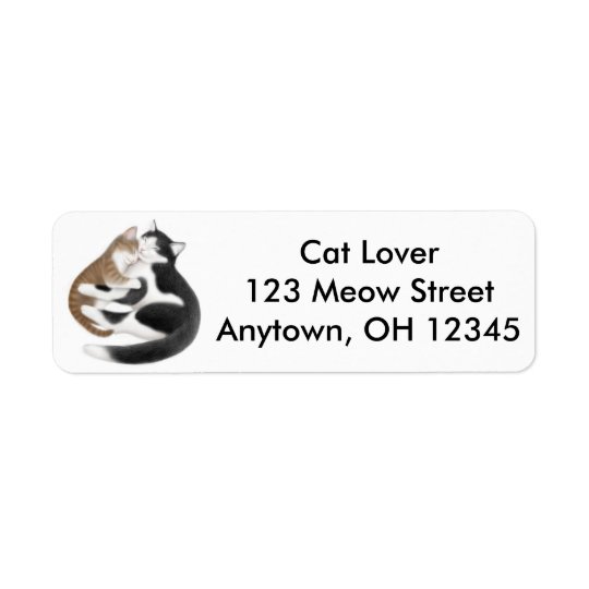 Mother Love Cats Avery Label Return Address Label