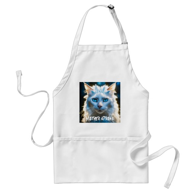Mother Luxury Cat Template Aprons (Front)