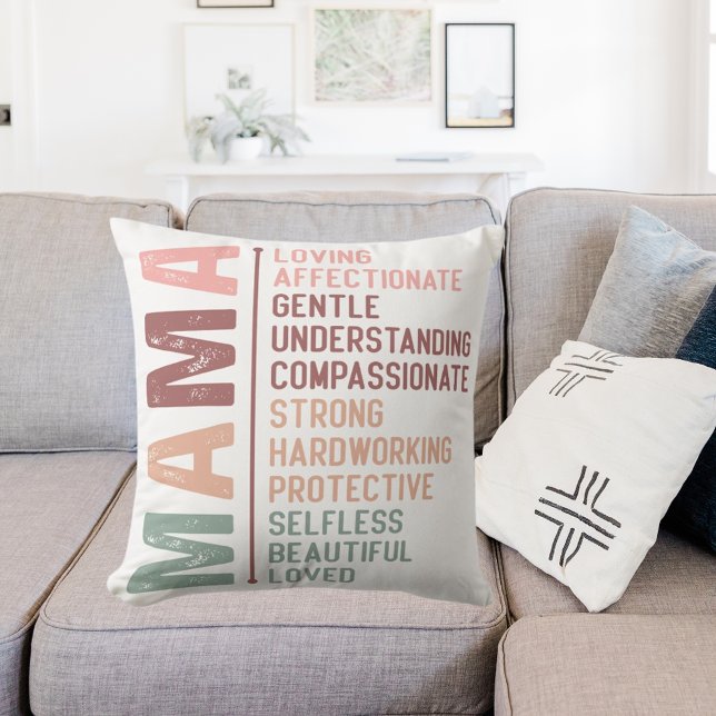 Mother mama word art love cushion (Creator Uploaded)