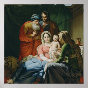Mother Mary and Baby Jesus Poster