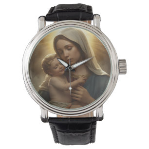 Mother Mary and Child Jesus Watch eWatch Watch
