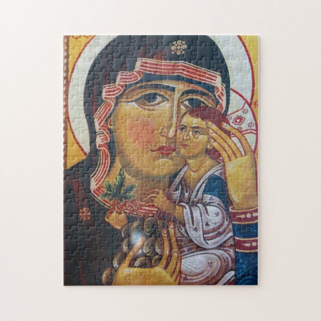 Mother Mary And Jesus Art Jigsaw Puzzle (Vertical)