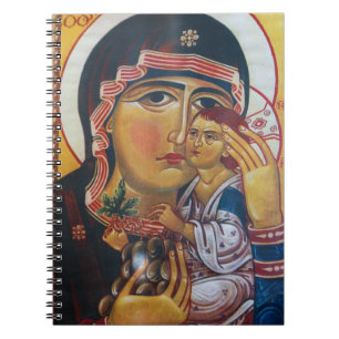 Mother Mary And Jesus Art Notebook