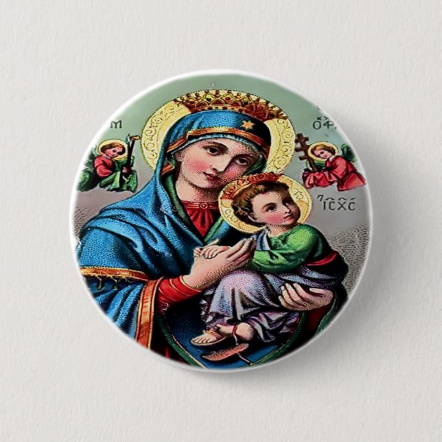 Mother Mary Button (Front)