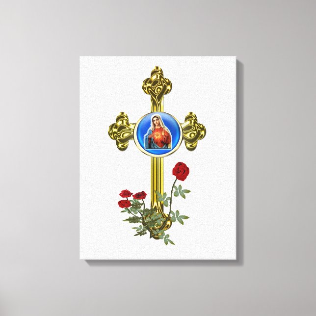 Mother MAry Canvas Print (Front)