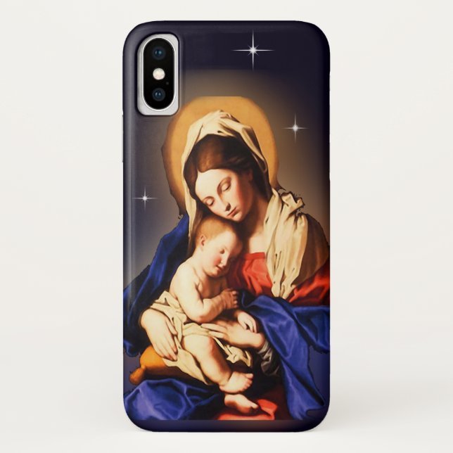 Mother MAry Case-Mate iPhone Case (Back)