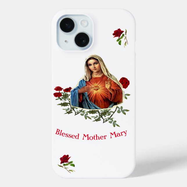 Mother MAry Case-Mate iPhone Case (Back)