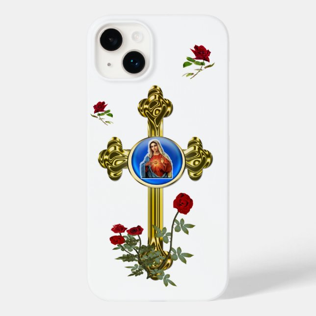 Mother MAry Case-Mate iPhone Case (Back)