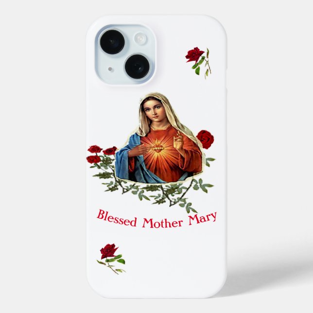 Mother MAry Case-Mate iPhone Case (Back)