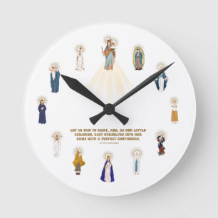 Mother Mary Clock