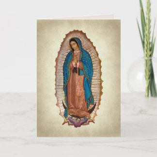 mother mary greeting card