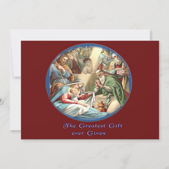 Mother Mary Holiday Card (Front)