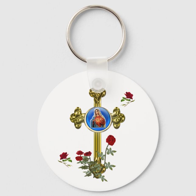 Mother MAry Key Ring (Front)