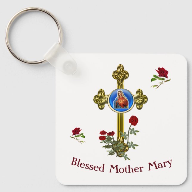 Mother MAry Key Ring (Front)