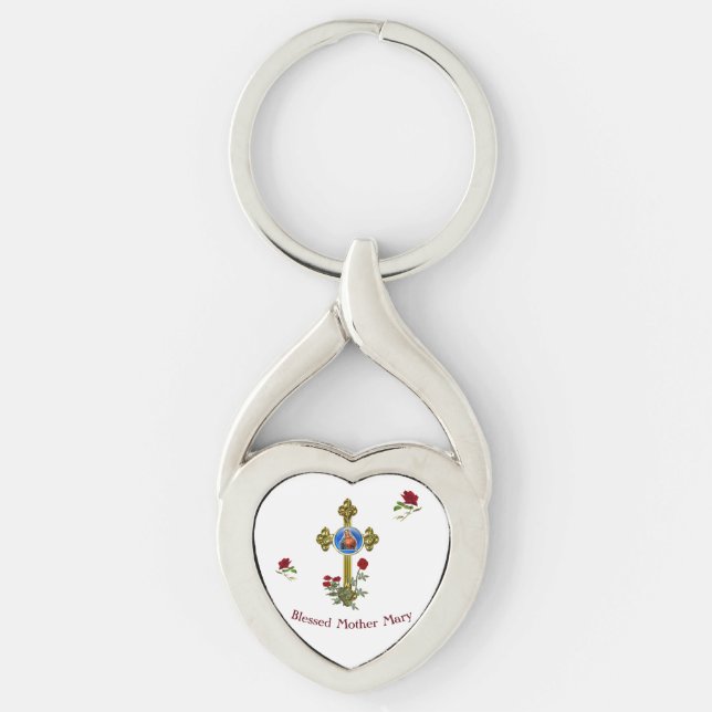 Mother MAry Key Ring (Front)