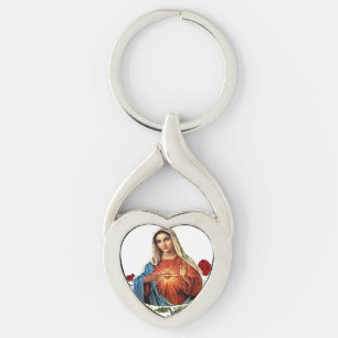 Mother Mary keychain