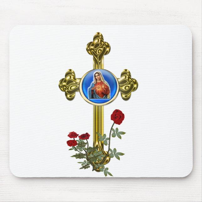 Mother Mary Mouse Mat (Front)