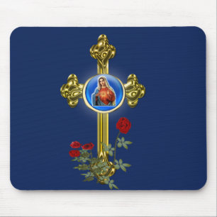 Mother mary Mousepad