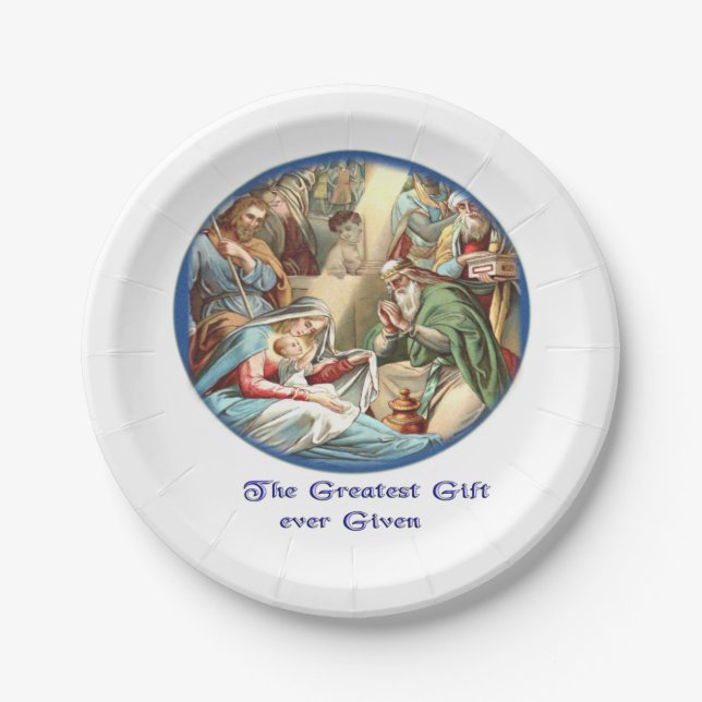 Mother Mary Paper Plate (Front)