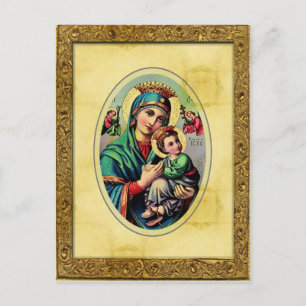 Mother Mary Postcard