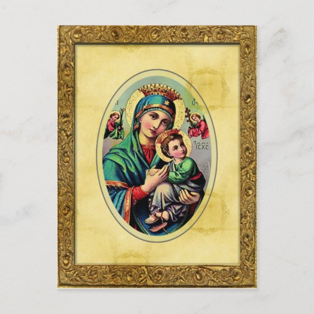 Mother Mary Postcard (Front)