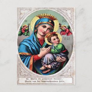 Mother Mary Postcard