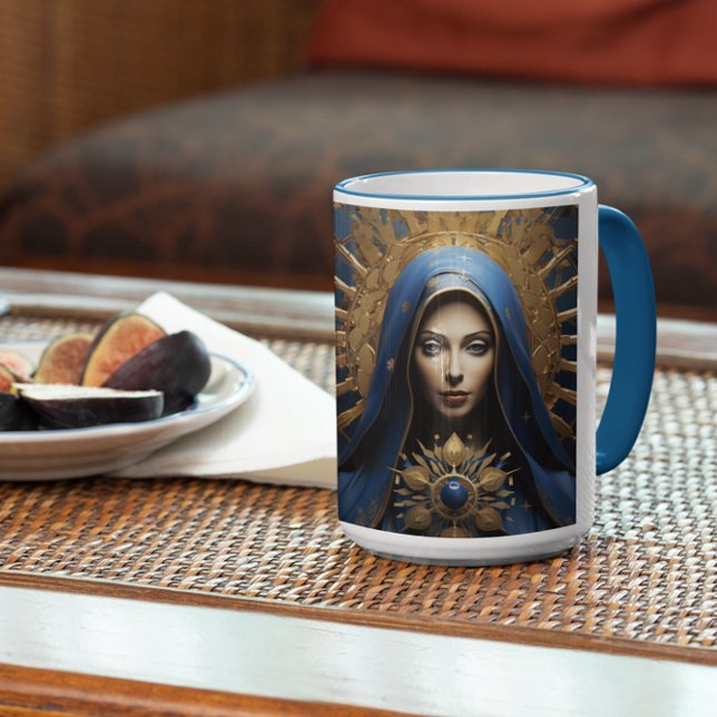 Mother Mary Praying version 3 Coffee Mug (Mother Mary Praying version 3 Coffee Mug
)