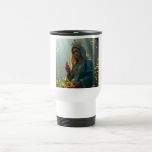 Mother Mary Queen of Heaven Travel Mug