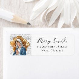 Mother Mary Religious Catholic Customisable