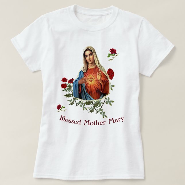 Mother MAry T-Shirt (Design Front)