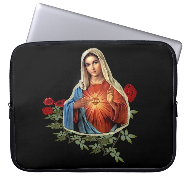 Mother Mary t-shirts Laptop Sleeve (Front)