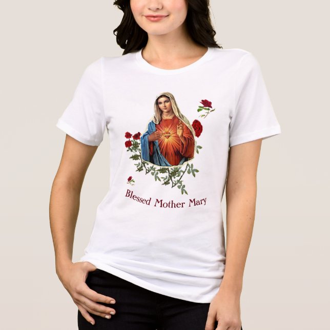 Mother Mary Tri-Blend Shirt (Front)