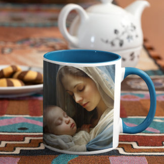Mother Mary with Baby Jesus version 1 Coffee Mug