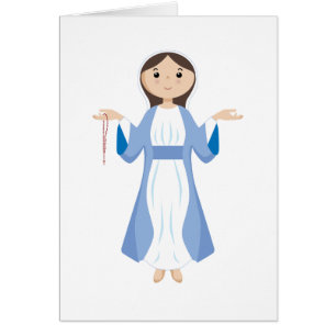 Mother Mary with Rosary