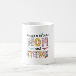 Mother Mom And Stepmom Birthday Coffee Mug