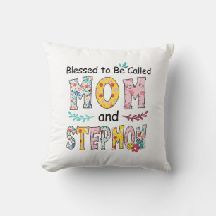 Mother Mom And Stepmom Birthday Cushion