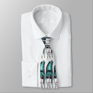 Mother Monster Original Art Drawing Necktie