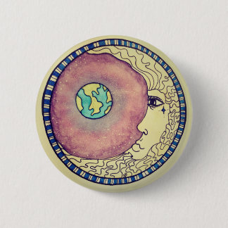 Mother Moon 6 Cm Round Badge